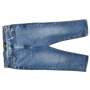 Express Mom Jeans Women's Plus Size 18R Super High Rise Medium Wash Denim